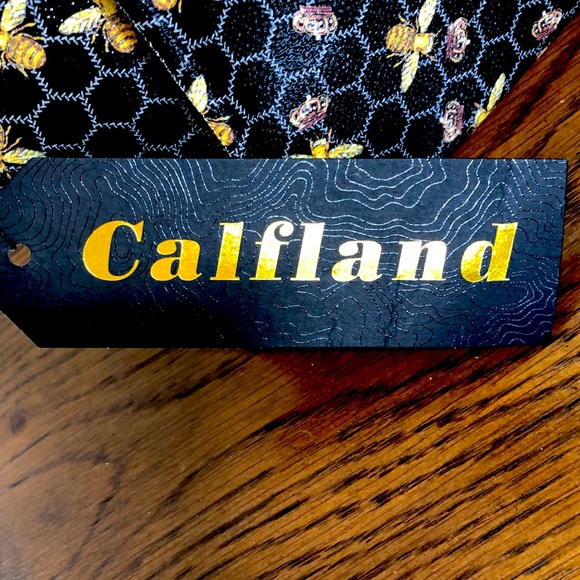 New Calfland “Bee Design”, Women’s crossbody or handle purse. - Picture 5 of 16